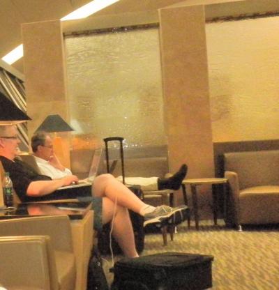 アメリカン航空のラウンジは・・・