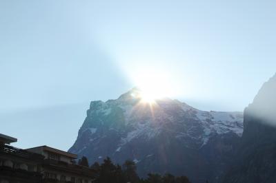 角部屋だったので、お天気山が見えました
