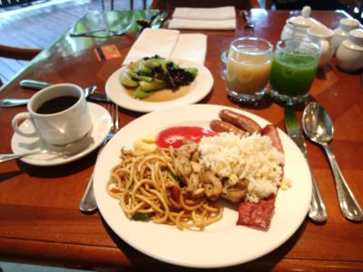 朝食ビュッフェ