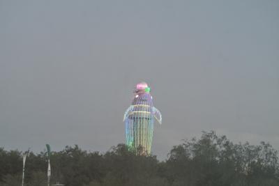 イルカの像のネオンサインです。何パターンもあります。