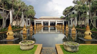 ホテル敷地内はアジアリゾートの雰囲気でいっぱいです♪