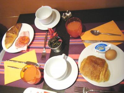 朝食もおいしいです
