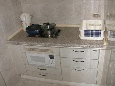 電気コンロ＆電子レンジ