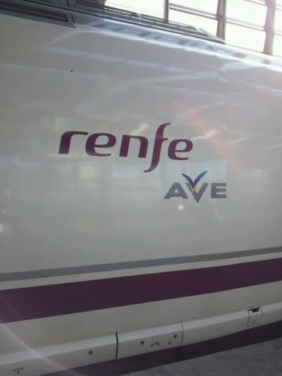 レンフェでマドリードからバルセロナに移動しました