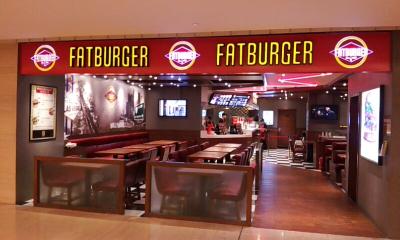 凄いボリュームのハンバーガー