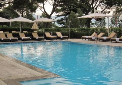 ホテル内のプール