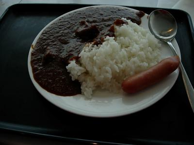 おなじみのビーフカレー