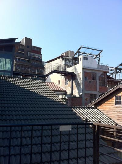 赤レンガの古い街並み