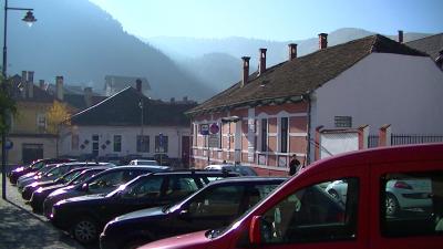 旧市街の外れにある小奇麗なペンション