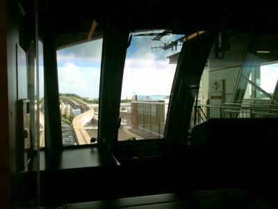 那覇市内の渋滞にはまらない。