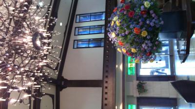 ロビーと温泉が感じいい