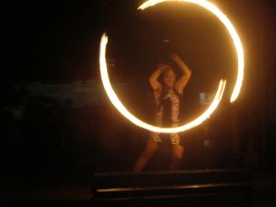 参加型のショーを見ながらのビュッフェ！