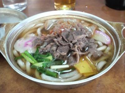 松山のB級グルメ？鍋焼きうどん
