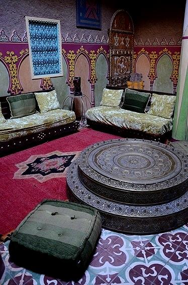 ホテル内にあるラウンジの一つ。ほかにもテント風やテラス風も。