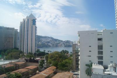 ビーチが少しだけ見えます