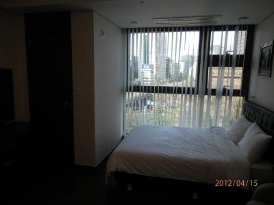 ４階だったので景観はあまり良くありませんでした。