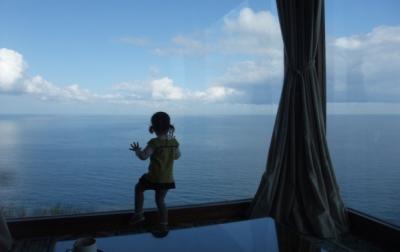 ロビーから大西洋が見渡せます