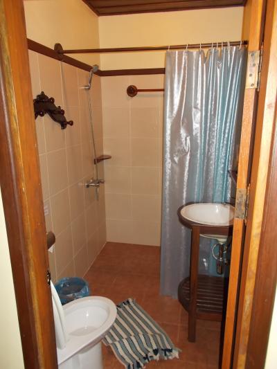 シャワーでした。湯船はありません。