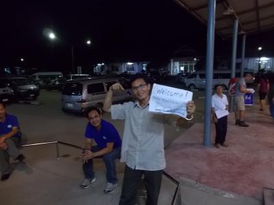 そうそう、このようにスタッフが送迎して下さいます。