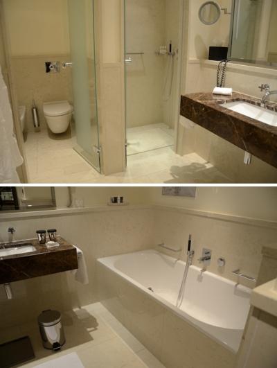 浴室も、設備よく清潔、快適。