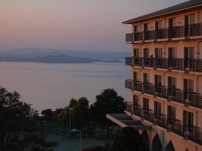 夕日の美しいリゾートホテル