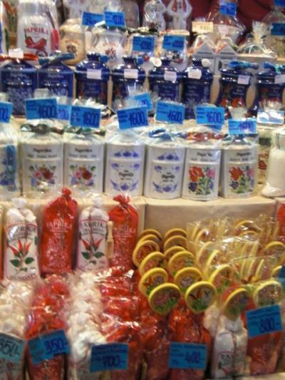 ハンガリーの食材が山積み！