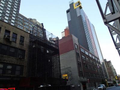 ホテルの前の通り。