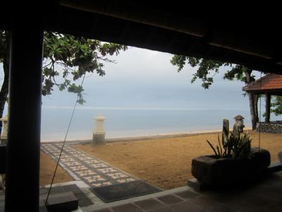 ホテルのレストランからの眺め