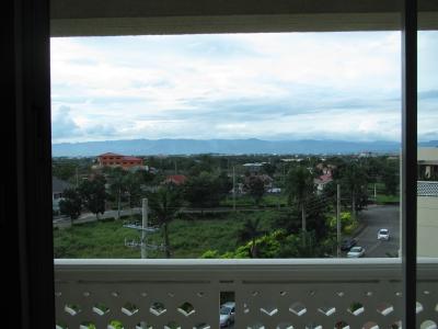 部屋からのガーデンビュー