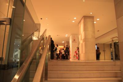 明るくなったロビー