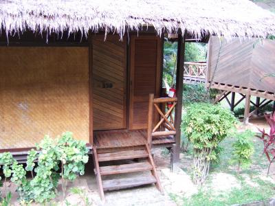 泊まった部屋の入口です