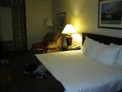 キングサイズのベッド