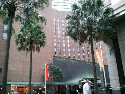 ビジネス街のホテル