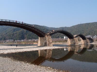 錦帯橋：桜の季節はきれいでしょうね～