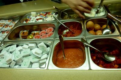 レストランにて、メニューも良い