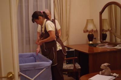 ベビーベッドを用意してくれました