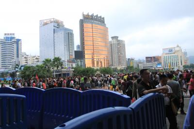 ゴンベイのボーダー前