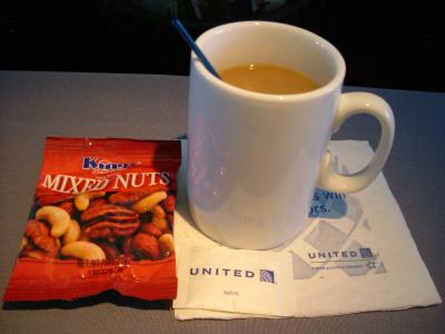 機内食は満足でした！