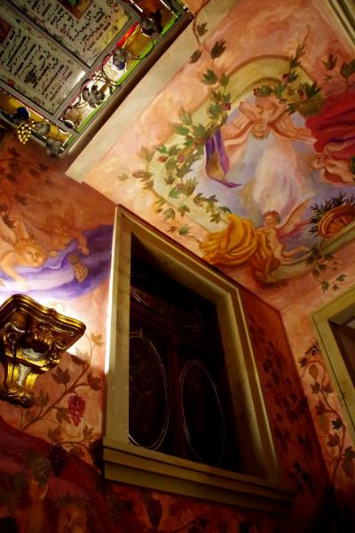 食堂脇の廊下部分。