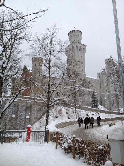 雪のノイシュバンシュタイン城