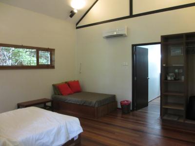 床がひんやりして気持ちが良い