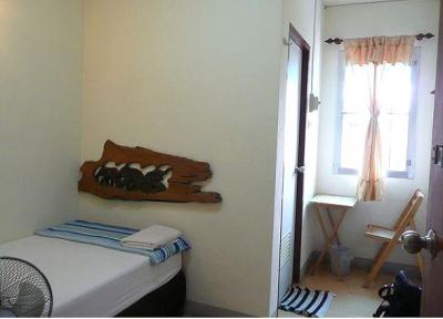 さりげなく、木彫りの象の壁掛けがオシャレ！