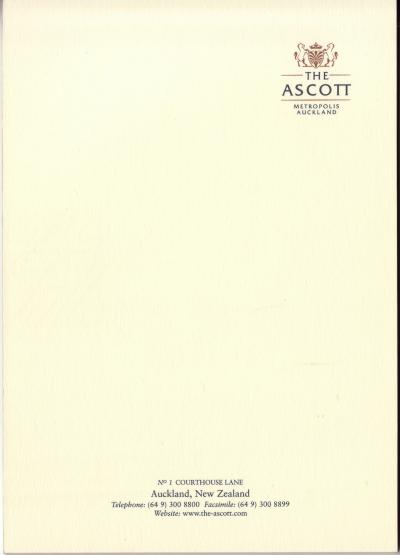 アスコット時代のメモ