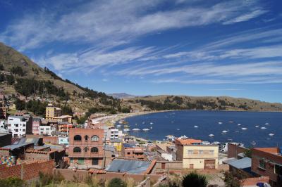 ホテルの公園からの眺め