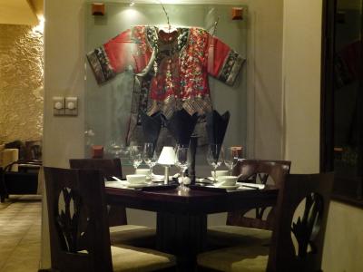 ゆったりとしたベトナム伝統料理のディナーに