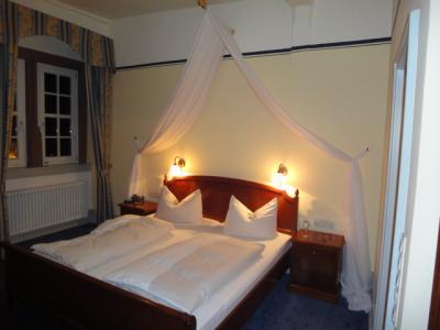 女性好みのピンクの天がいのあるベッド