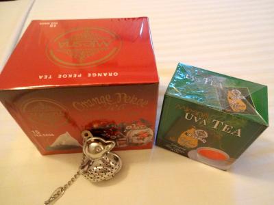 お土産用の紅茶をどうぞ