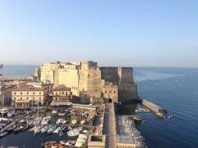 ホテルのテラスから