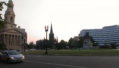 ワシントン　プラザ　ホテルに滞在しました。