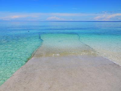 目の前はこんな綺麗な海！